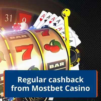 cashback from mostbet casino