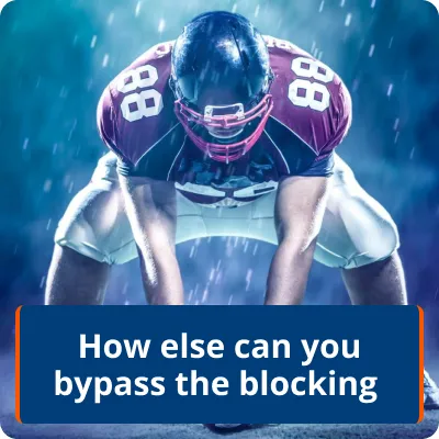 bypass the blocking
